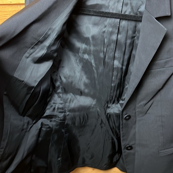 Benetton Women’s Black Blazer Jacket Career Work Classic Made In Italy 38‎ small - Picture 11 of 11
